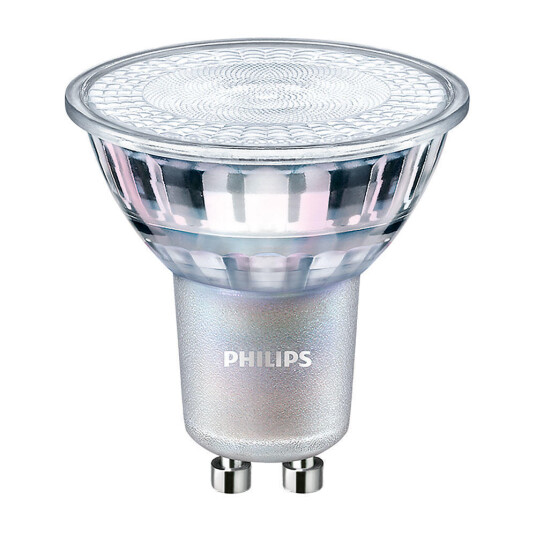 Philips MASTER Value LEDspot GU10 PAR16 3.7W 285lm 60D - 940 kald hvit | beste fargegjengivelse - dimbar - erstatter 35W