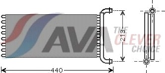 AVA COOLING SYSTEMS MSA6399 Varmeapparat register