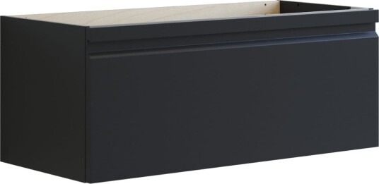 Dansani Inzo Integrert Servantskap 1 Skuff B60 120xh40xd44cm Svart Gummi / 100cm
