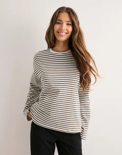 Pieces   Rutete/Stripete   Pcsadie Ls Top Noos