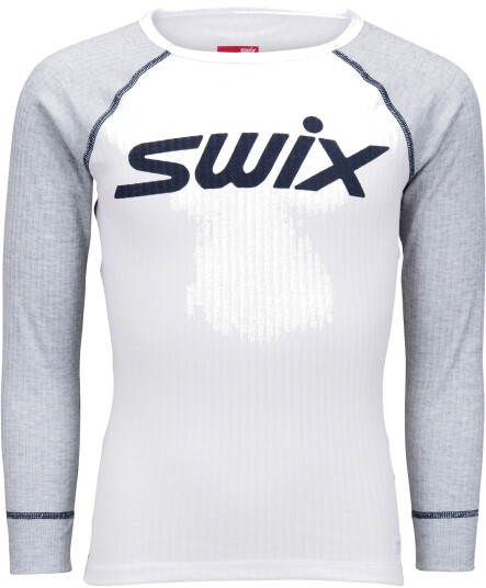 Swix Racex bodywear Ls Junior Grey Melange 128/8Yrs