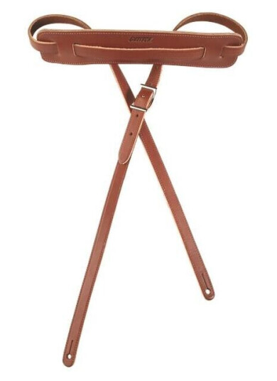 Gretsch Vintage Leather Guitar Strap Walnut