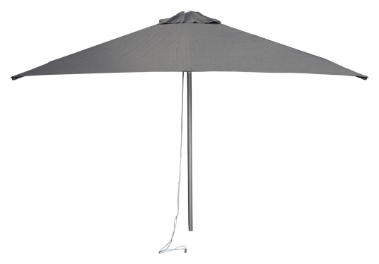 Cane-line Harbour parasoll m/snoretrekk, 3x3 m, Antrasitt
