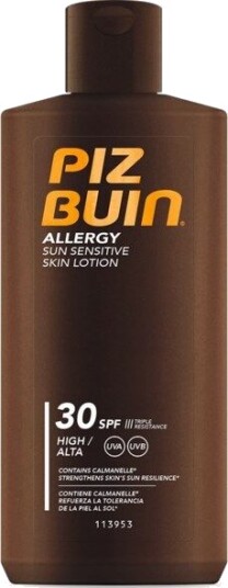 Piz Buin Allergy Solkrem SPF30 200 ml - For sensitiv hud, Vannavstøtende