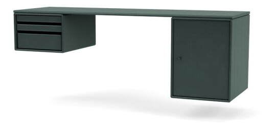 Montana Workshop skrivebord black jade 163