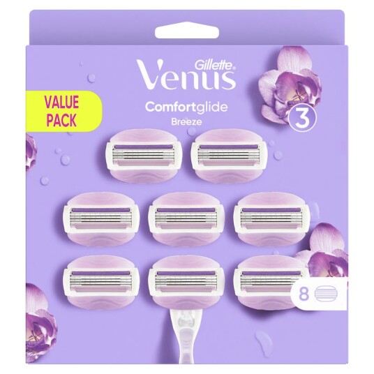 Gillette Venus Comfortglide Breeze 8 stk Barberblader
