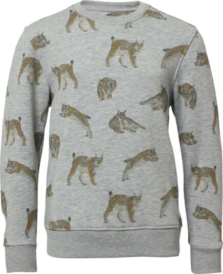 Chevalier Junior Wildcat Sweatshirt 140, Lynx Grey Melange Chevalier Junior Wildcat Sweatshirt 140, Lynx Grey Melange