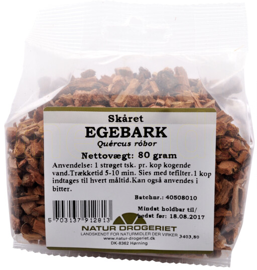Natur Drogeriet Natur-Drogeriet Eikebark Skåret 80g Natur Drogeriet Natur-Drogeriet Eikebark Skåret 80g