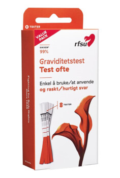 Rfsu Graviditetstest Ofte 8stk Rfsu Graviditetstest Ofte 8stk