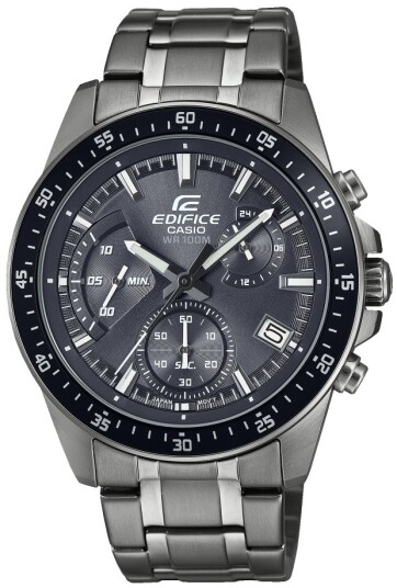 Casio Herreklokke EFV 540DC 1CVUEF Edifice Grå/Stål Ø43.8 mm