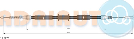 Tautrekk, håndbremse ADRIAUTO 11.0271