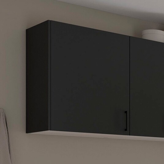 Linn Bad Overskap 1 dør for Vaskerom Svart Matt / 60cm Linn Bad Overskap 1 dør for Vaskerom Svart Matt / 60cm