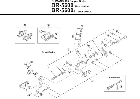 Shimano kabelbolt BR-5600