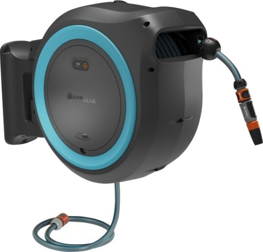 Gardena PowerRoll XL Veggslangeboks med batteri og lader, 35 m, Vanning Gardena PowerRoll XL Veggslangeboks med batteri og lader, 35 m, Vanning