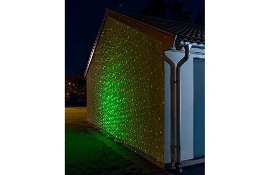 Konstsmide Laserlampe Stjerneeffekt rød og grønn
