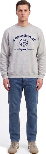A QUESTION OF Sweat Flock   Grey   M