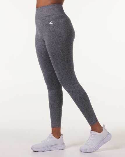 LEVITY Device Seamless Ruch Tights Dk Grey Marl - L LEVITY Device Seamless Ruch Tights Dk Grey Marl - L