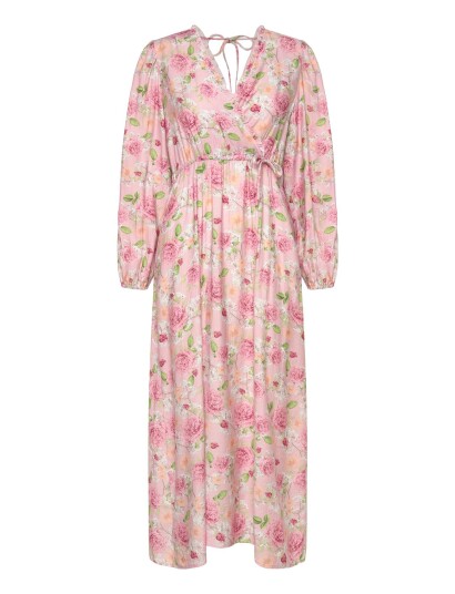 Bubbleroom Flowy Maxi Dress Pink XS