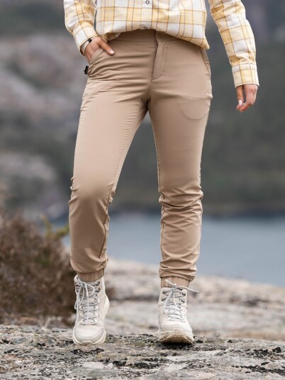 Twentyfour Mode Warm Light Softshell bukse Beige 46