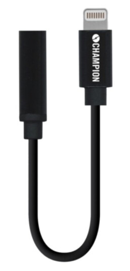 Champion Lightning til 3,5 mm adapter Champion Lightning til 3,5 mm adapter