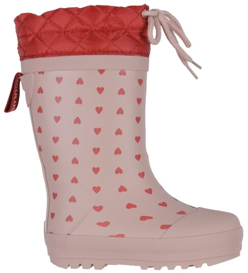 Angulus Rose Hearts/Red Gummistøvel Med Ullfor 24 Angulus Rose Hearts/Red Gummistøvel Med Ullfor 24