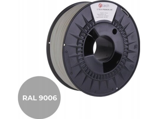 Filament 3D C-Tech Premium Line Pla Ral9006 1,75Mm 1Kg White Aluminium Filament 3D C-Tech Premium Line Pla Ral9006 1,75Mm 1Kg White Aluminium