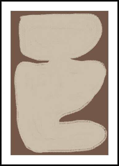 Abstract Whisper Poster Plakat / 50x70cm