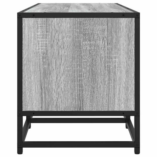 TV-benk grå sonoma 160x35x41 cm konstruert tre og metall 8721102839061