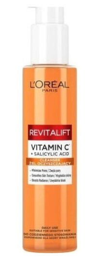 L'oreal Paris Revitalift Ansiktsrensegel Med Vitamin C Og Salisylsyre 150 Ml