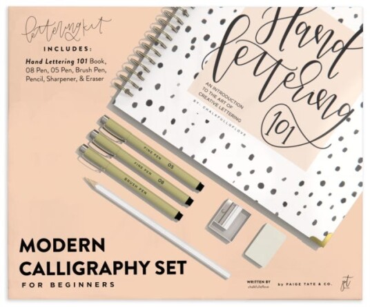 Modern Calligraphy Set For Beginners Av C Chalkfulloflove