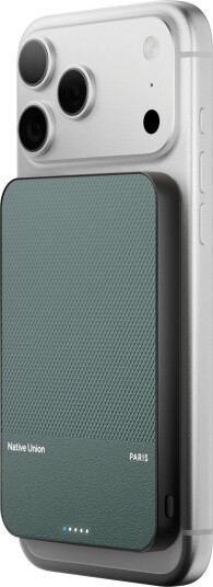 Native Union 5000 mAh SS Magnetisk Powerbank Slate green