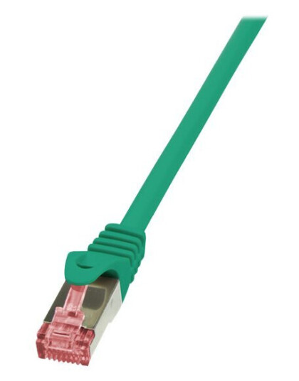 Logilink Primeline Koblingskabel Rj-45 Hann Til Rj-45 Hann 7.5 M Sftp Pimf Cat 6 Halogenfri Grønn