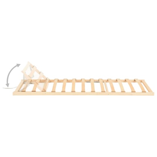 vidaXL Spilebase med 13 lameller og justerbar hodegavl 80x200 cm