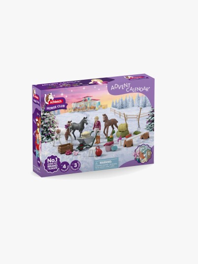 Schleich Horse Club 2025 julekalender med 3 føllfigurer Schleich Horse Club 2025 julekalender med 3 føllfigurer