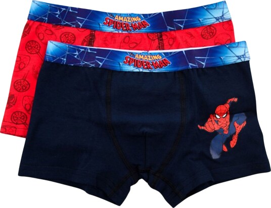 Marvel Spider-Man Boxer Underbukser 2-Pakk, Flerfarget, 116 Marvel Spider-Man Boxer Underbukser 2-Pakk, Flerfarget, 116
