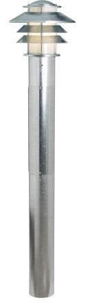 Westal Alefors Pullert 10 B 227 lm 3000 K 1250 mm Galv/Sølv sprengt Belysning