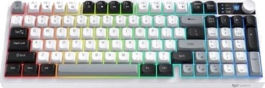 ONIKUMA MT902 2,4G Gamingtastatur Engelsk USA svart/hvit MT902 2.4G B/W ONIKUMA MT902 2,4G Gamingtastatur Engelsk USA svart/hvit MT902 2.4G B/W