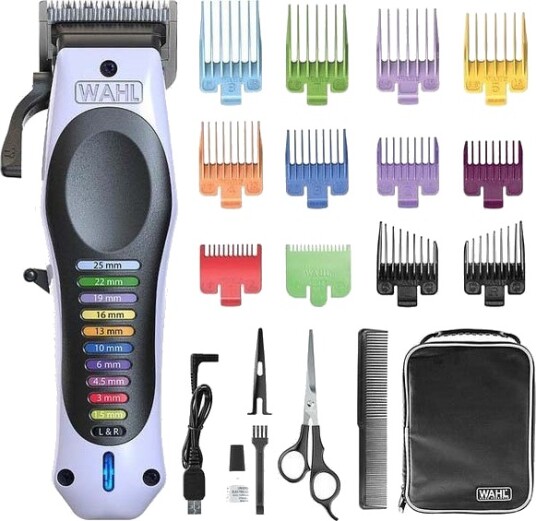 Wahl 3028048 Hårklipper Svart Hvit 10 Lithium Ion Li Ion