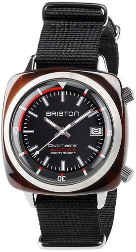 Briston Herreklokke 18142 PBAM BS 4 NB Clubmaster Sort/Tekstil