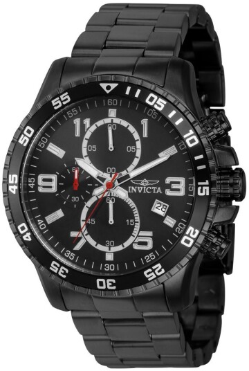 Invicta Herreklokke 36985 Specialty Sort/Stål Ø45 mm Invicta Herreklokke 36985 Specialty Sort/Stål Ø45 mm