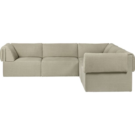 Gubi Wonder Hjørnesofa 2x3 S PG2 Bel Lino G077 / 13 FC