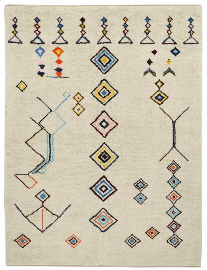 Håndknyttet. Opphav: Persia / Iran Moroccan Berber - Persia 148x200