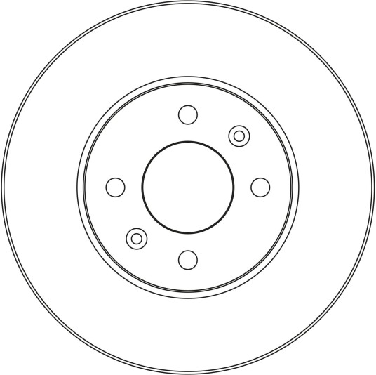Bremseskive TRW DF3954