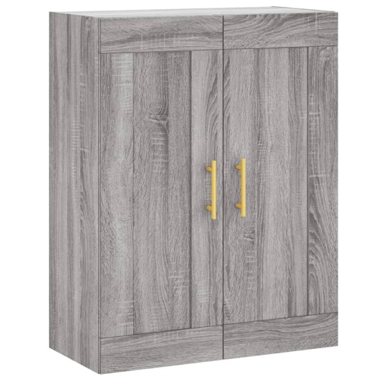 vidaXL Highboard grå sonoma 69,5x34x180 cm konstruert tre 8720845491659 vidaXL Highboard grå sonoma 69,5x34x180 cm konstruert tre 8720845491659