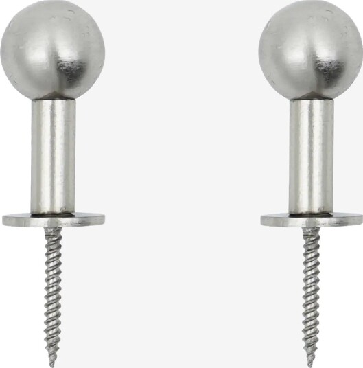 house doctor Hooks, Hdball, Silver Finish - SILVER FINISH - D:4 cm.XL:2 cm