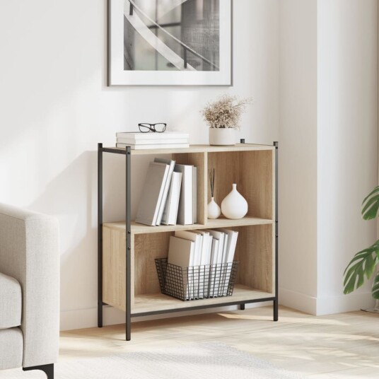 Bokhylle sonoma eik 72x28x77,5 cm konstruert tre 8721012339309
