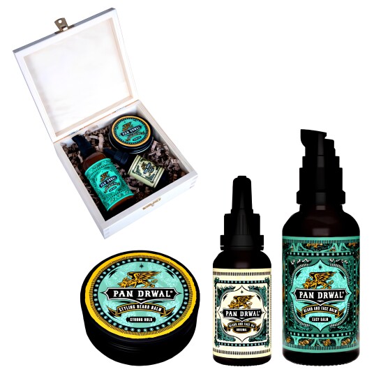 Pan Drwal Original Grooming Skjeggsett White 100ml Pan Drwal Original Grooming Skjeggsett White 100ml