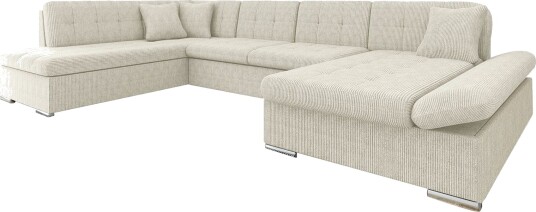 Zumar 4 sits Hörnbäddsoffa beige