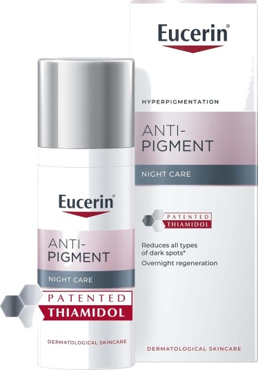 Eucerin Anti-Pigment Nattkrem 50 ml for Blandet og Moden Hud med Fuktighetsgivende Egenskaper Eucerin Anti-Pigment Nattkrem 50 ml for Blandet og Moden Hud med Fuktighetsgivende Egenskaper