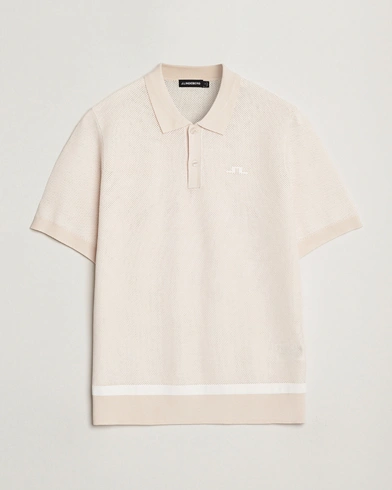 J.Lindeberg Reymond Structure Knit Polo Moonbeam